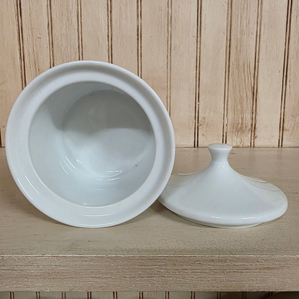 Corelle Shadow Iris Sugar Bowl w/ Lid Floral Replacement - Picture 4 of 4